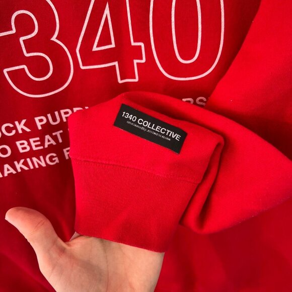 1340 Collective San Francisco 49ers Football Red Hoodie Brock Purdy Sz Medium - Picture 6 of 6